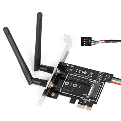 Image de MZHOU Adattatore Convertitore Scheda Di Rete Wireless MG Ngff A 1x WiFi WiFi, Passivo Pci E M.2 / Con Antenna Dual Band 2.4 5g per