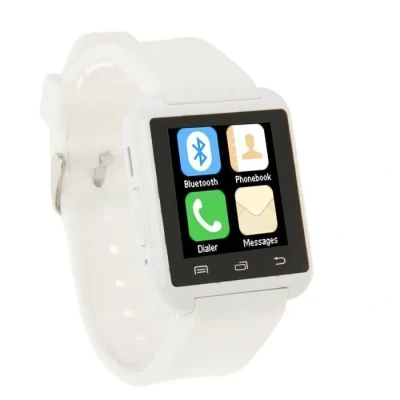 Image de Montre Connectée Smartphone Android Kit Mains Libres Bluetooth Ecran 1.5&#039; Blanc YONIS Neuf