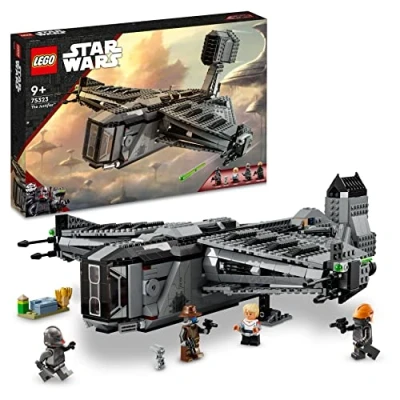 Image de LEGO 75323 Star Wars Le Justifier, Jouet de Construction, avec Figurine Droïde, Ensemble The Bad Batch, Maquette Vaisseau Spatial, 4 Minifigurines