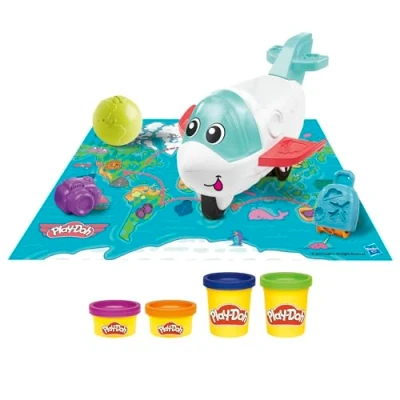 Image de Play Doh, coffret Starter Mon avion des découvertes avec pâte à modeler