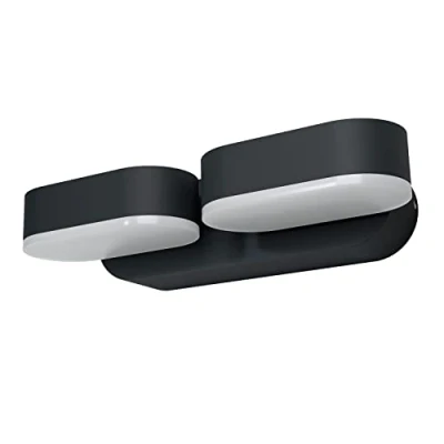 Image de LEDVANCE LED Wand und Deckenleuchte, Leuchte für Außenanwendungen, Warmweiß, 100,0 mm x 230,0 54,0 mm, ENDURA STYLE MINI SPOT, Noir