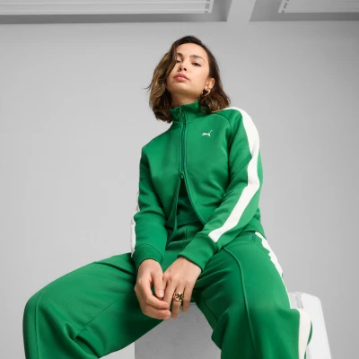 Image de Puma Always ON Short Track Jacket Sweat zippé, Femme, Taille: Large, Archive green