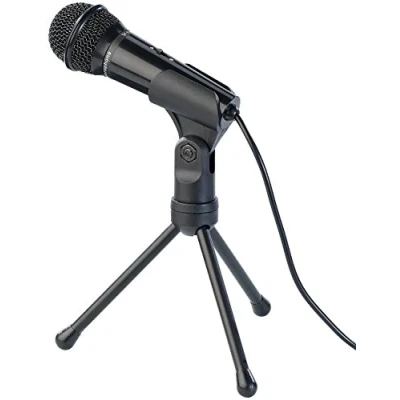 Image de Microphone avec support pour PC et Mac