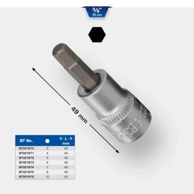 Image de KS TOOLS BT021876 Clé à douille 10,0, 10 héxagonal intérieur