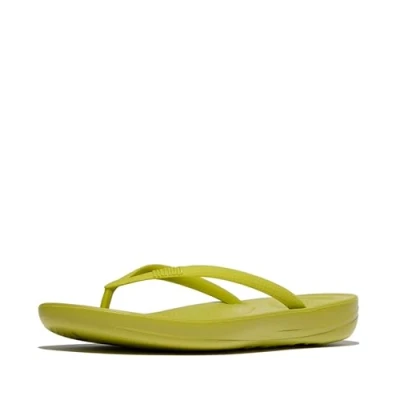 Image de Fitflop Femme Iqushion Ergonomic Flip Flops Tongues, Jaune Citronelle, 36 EU