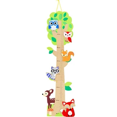 Image de Ulysse Couleurs D&#039;enfance Toise en Bois, a partir de 0 mois, 22987, Blanc