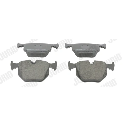 Image de JURID 571918J Jeu de plaquettes frein préparé pour indicateur d&#039;usure avec clip piston sans accessoires BMW: X5, 3 Touring, Berline