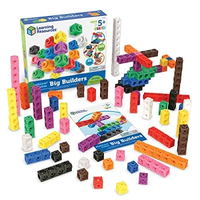 Image de Learning Resources Cubes de construction MathLink
