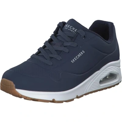 Image de Skechers FemmeUno Stand on AirBaskets, Maille Durabuck Bleu Marine, 37 EU
