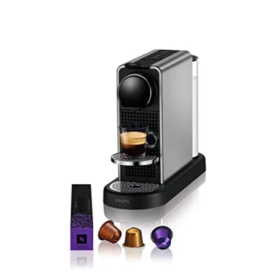 Image de Machine à Café Nespresso Krups Citiz Platinum Titane Cafetière Dosettes YY5077FD