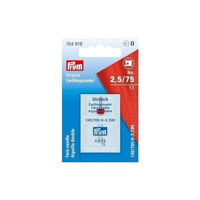 Image de Prym Stretch (75 2.5) Double Couture Machine Aiguilles 1 Aiguille