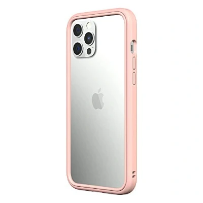 Image de RhinoShield Coque CrashGuard NX Compatible avec [iPhone 12 Pro Max] Protection Fine Personnalisable Absorption des Chocs [sans BPA] Rose Poudré