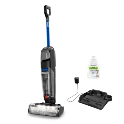 Image de BISSELL CrossWave OmniFind, Aspirateur a Eau Multi surface, Trouvez et capturez facilement la saleté les poils d’animaux, Aspire lave en un seul passage, Projecteurs FurFinder, Sans fil, 4006N