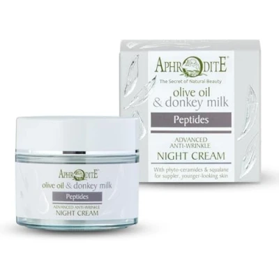 Image de Crème de nuit anti rides et pollution Aphrodite. Soin quotidien pour apaiser la peau améliorer l&#039;élasticité (50 ml / 1.70 fl oz)