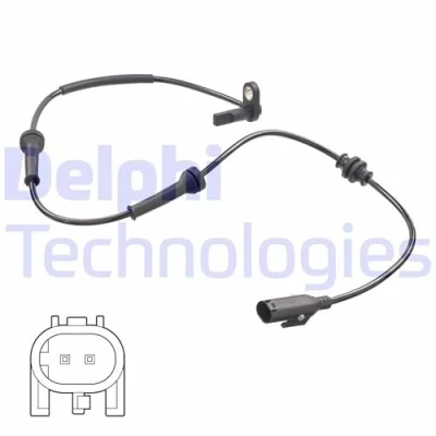 Image de DELPHI SS20815 Capteur ABS actif 790mm FIAT: Qubo, Fiorino III Van / Break