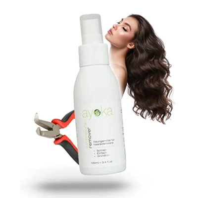 Image de Hermosisimo Ensemble de Dissolvant d&#039;Extensions Cheveux Pince Extra Fortes