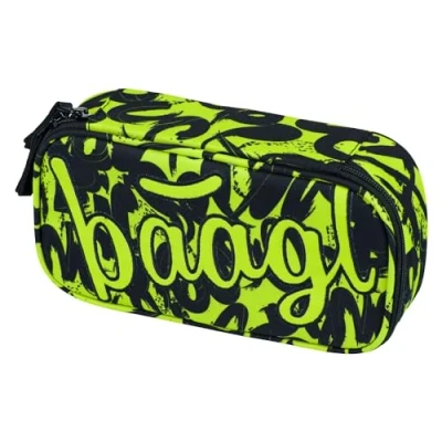 Image de Baagl Trousse à crayons pour fille papeterie garçon, citron vert,
