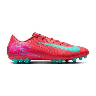Image de Nike Performance ZOOM Vapor 16 Academy AG Chaussures de foot à crampons, Taille: 42.5, Ember glow/aurora green Matière synthétique