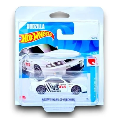 Image de Hot Wheels Nissan Skyline GT R [BCNR33] HW J Imports 5/10 HTC44 Carte courte Godzilla Mattel 2024 1:64