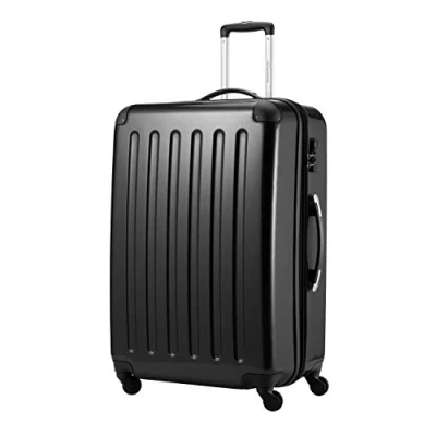 Image de HAUPTSTADTKOFFER Alex Bagage Rigide Valise Grande Taille, Trolley avec 4 Roues multidirectionnelles, 75 cm, 119 litres, Noir