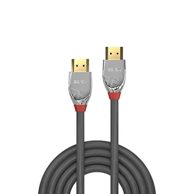 Image de Lindy Câble HDMI 2.0 Cromo Line 0.5 Mètre avec Ethernet, High Speed 4k@60Hz 18G 3D 1080p HDCP 2.2 120Hz 144Hz Certificat HDR, ARC, CEC, ATC Compatible TV, Monitor, PS5, Blu ray, Barre de son