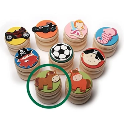 Image de Inware Boîte à dents de lait en bois Différents motifs au choix