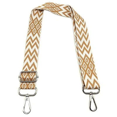 Image de Bandouliere pour Sac à Main Femmes Kaki, Colorée Réglables Sangle Femme avec Mousqueton Argent 3.8cm Remplacement Bretelles Larges Filles DIY Accessoire, #7