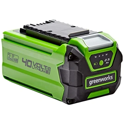 Image de Greenworks Batterie G40B25 (batterie puissante rechargeable Li Ion 40 V 2,5 Ah adaptée à tous les appareils de la série Tools
