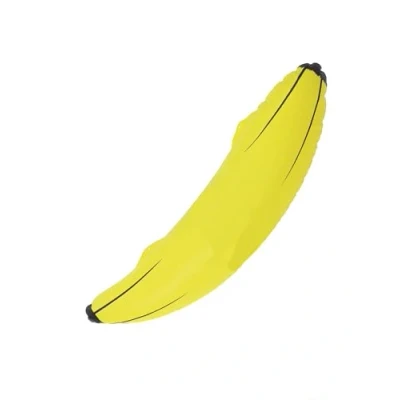 Image de Smiffys Banane, jaune et noire, gonflable, 73cm/28 pouces