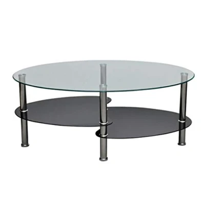 Image de vidaXL Table de Salon/Table Basse Noire Barcelone