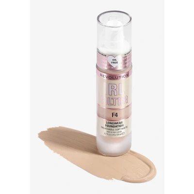 Image de Makeup Revolution IRL Filter Longwear Foundation Fond de teint, Femme, Taille: 23 ml, F4