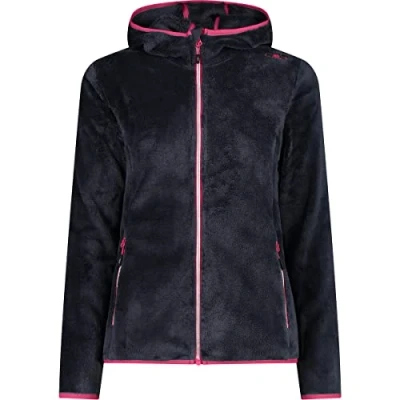 Image de CMP Veste polaire Highloft pour femme avec capuche fixe, Titane Fuchsia, XXS