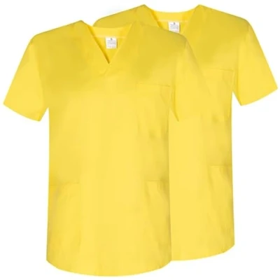 Image de Misemiya Lot de 2 Housses Sanitaires Unisexes Bz 817 Chemises, Jaune, Mixte