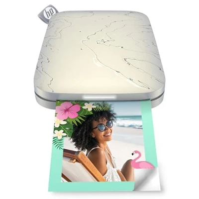 Image de HP Sprocket Select Imprimante photo portable pour appareils Android et iOS (Eclipse) Imprime sur papier Zink à dos collant 2,3 x 3,4 pouces