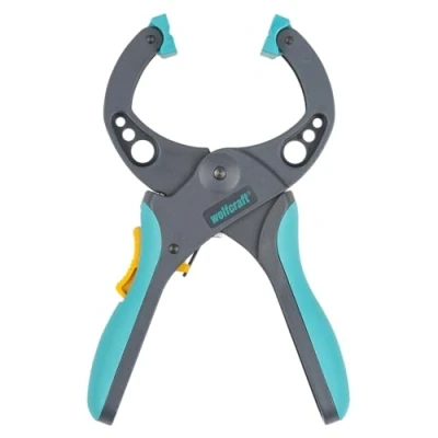 Image de wolfcraft 3632000 Pince à Cliquet FZR 50 mm Ouverture Force de Serrage max. 45 kg