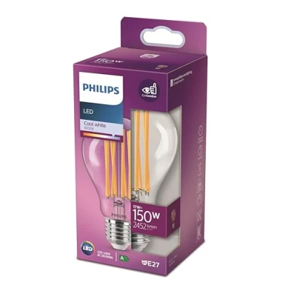 Image de Philips ampoule LED Flamme E14 25W Blanc Chaud Dépolie, Verre, Lot de 2