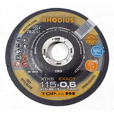 Image de Rhodius XTK6 EXACT 210828 Disque à tronçonner moyeu déporté 115 mm 22.23 1 pc(s)