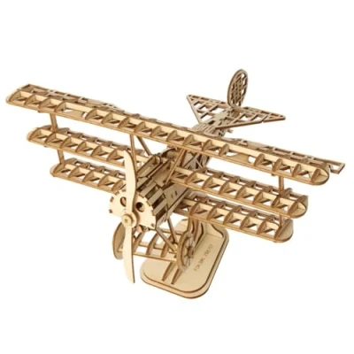 Image de Kit de puzzle en bois 3D classique Robotime (Avion)