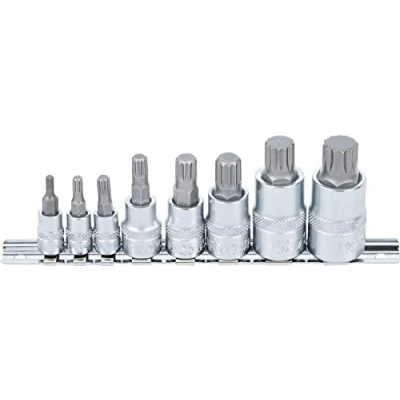 Image de BGS 5105 Jeu de douilles à embouts Denture multiple intérieure (pour XZN) M4 M16 8 pièces