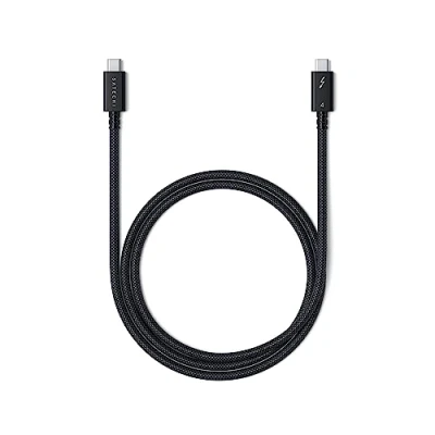 Image de Câble de Charge et Transfert Thunderbolt 4 Pro USB C / 240W 1m Noir Neuf