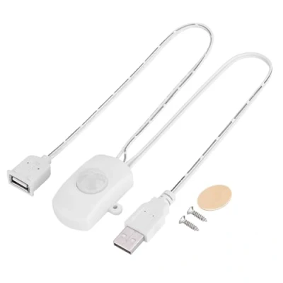 Image de Mini détecteur de Mouvement PIR commutateur présence pour DIY d&#039;éclairage à LED, Infrarouge Interrupteur Interface USB