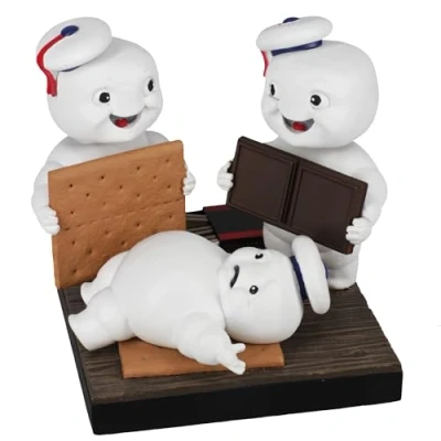 Image de Royal Bobbles Ghostbusters Afterlife Mini Pufts Smores Bobblehead Figurine réaliste en polyrésine de qualité supérieure, numéro série Unique, détails Exquis