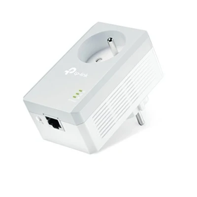 Image de TP Link CPL 600 Mbps avec Prise Intégrée et Ports Ethernet, CPL, compatible tous les Anciens Modèles toutes box internet, TL PA4015P