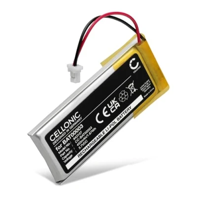 Image de CELLONIC® Batterie BAT00003 450mAh Compatible avec Cardo Scala Rider FM Q1 Q3 Solo Reparation Casque Audio Headset sans Fil, accu Rechange Remplacement