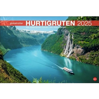 Image de Hurtigruten Globetrotter calendrier 2025 des fjords intacts et montagnes silencieuses : une croisière vers le Cap Nord dans un superbe de voyage Heye