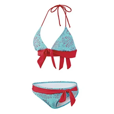 Image de Beco Maillot de Bain 2 pièces Rock a Bella Haut Bikini Femme, Blanc/Multicolore, Taille 40