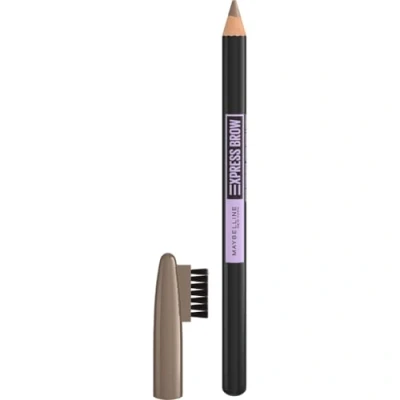 Image de Maybelline New York Crayon Sourcils Ton sur Longue Tenue &amp; Effet Naturel Brosse Intégrée Formule à la Cire Naturelle Express Brow Teinte : Soft Brown (03)