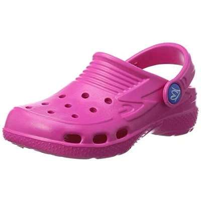 Image de Beck Mixte enfant Clogs 955 Sabots, Rose, 24 EU