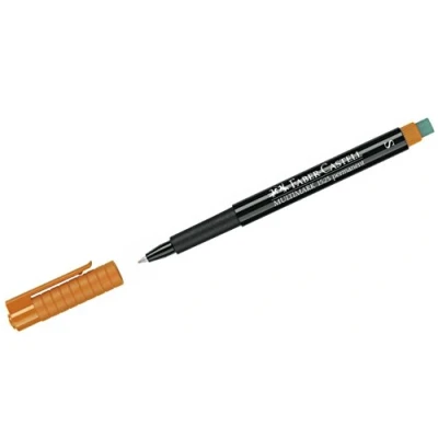Image de Faber Castell 152315 Feutre Multiusage Multimark Permanent S, Orange