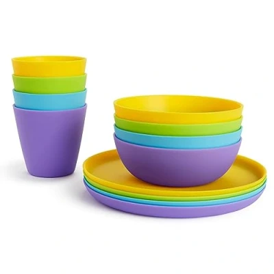 Image de Munchkin Multi Ensemble de Vaisselle pour Jeunes Enfants 12 Pièces
